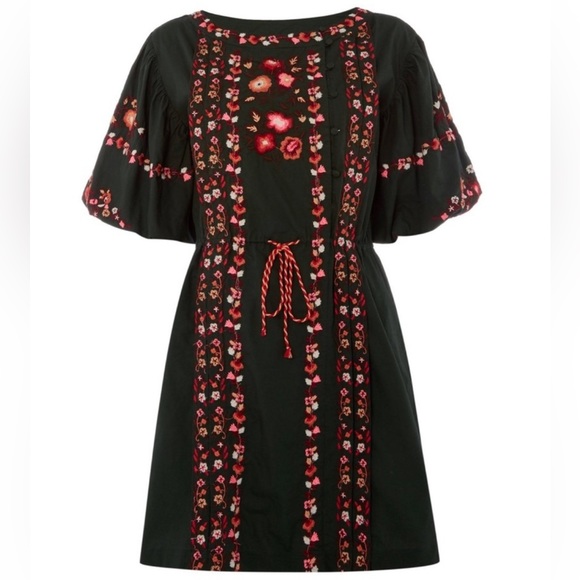 Free People Dress - Size Medium - Forest Green - Picture 5 of 16